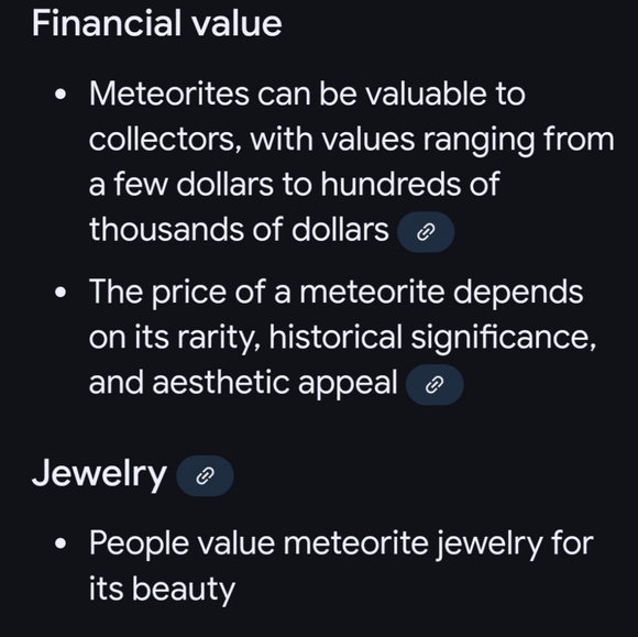 New Meteorite Campo del Ciclo Sterling Silver Ring size 7.5 - Picture 9 of 10